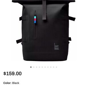 GOT BAG Black Men's Rolltop Backpack